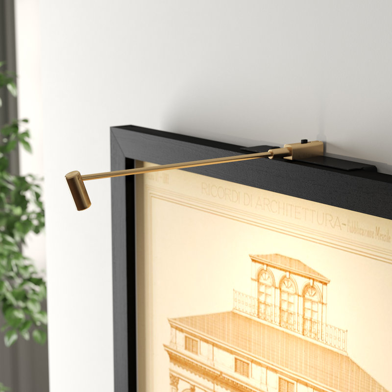 Alcott Hill Minispot Battery Operated LED Wall Mounted Picture Light